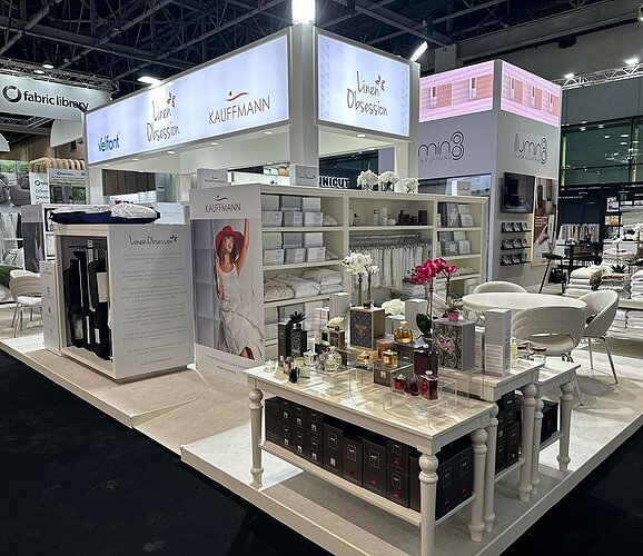 Messestand auf der Trade Show Dubai 2024.