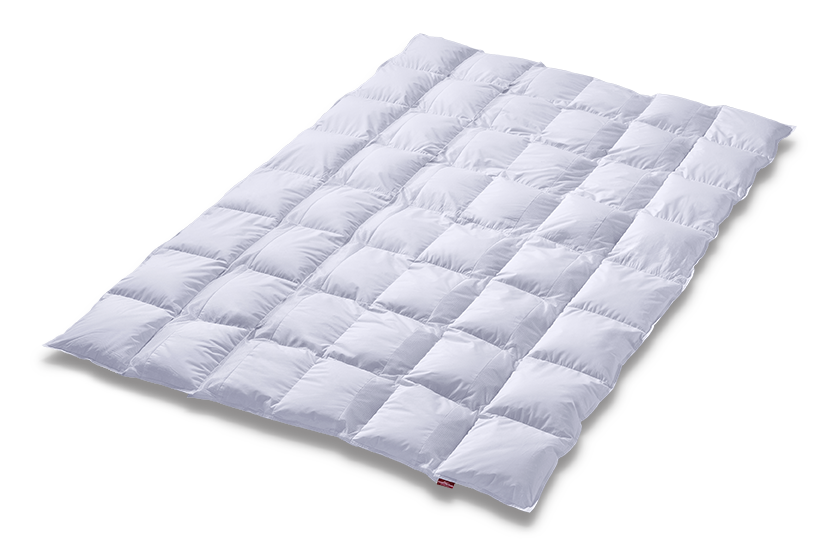 Winterseite der Decke mit geschlossenen Ventilationsöffnungen.