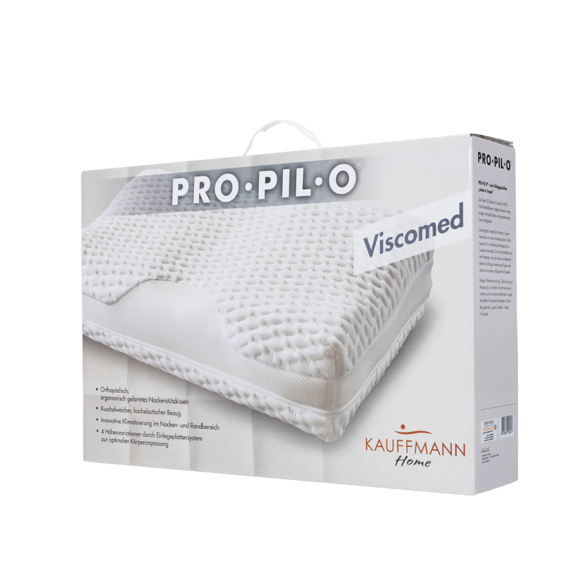 PRO-PIL-O® VISCOMED NECK SUPPORT PILLOW Packaging