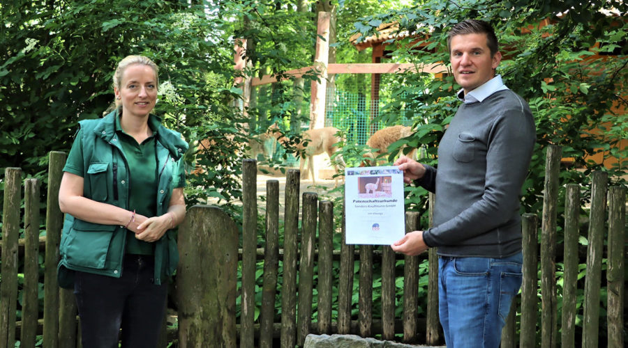 Gelebte Partnerschaft – Sanders-Kauffmann übernimmt Tierpatenschaft