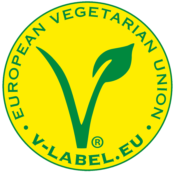 V-Label, das Gütesiegel der Europäischen Vegetarier-Union
