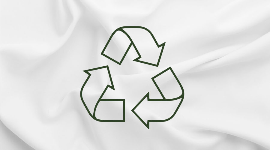 Recycelte Gewebe